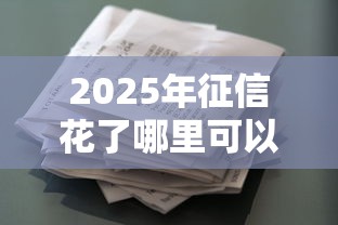 2025年征信花了哪里可以借款：整合5个借钱容易的平台