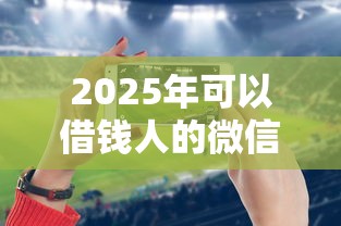 2025年可以借钱人的微信：试试这五个全部秒拒还有啥口子