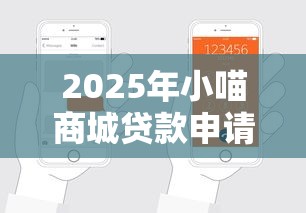 2025年小喵商城贷款申请被拒怎么办：看看这5个现在借款平台好贷款