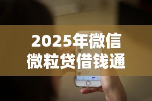2025年微信微粒贷借钱通不过的原因：梳理五个借款平台能借钱