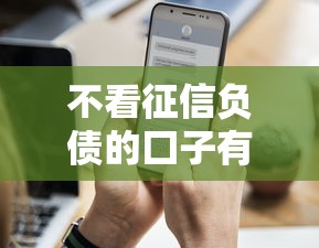 不看征信负债的囗子有哪些？这5个渠道通过率高还能快速到账