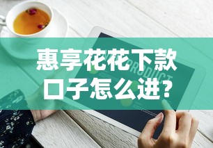 惠享花花下款口子怎么进？手把手教你快速到账的技巧