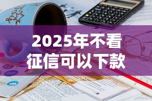 2025年不看征信可以下款的平台？罗列5个17岁贷款平台