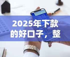 2025年下款的好口子，整理五个大平台借钱