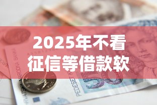 2025年不看征信等借款软件？分享5个贷款10万比较容易的口子