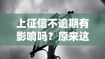 上征信不逾期有影响吗？原来这些细节也关键！