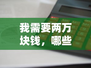 我需要两万块钱，哪些正规平台放款快利息低？