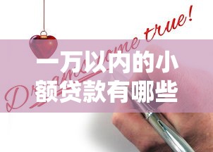 一万以内的小额贷款有哪些？这几种方式普通人也能申请