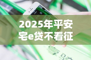 2025年平安宅e贷不看征信吗？分享5个芝麻分700能秒下的软件