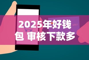 2025年好钱包 审核下款多久？分享五个安全小额贷款平台