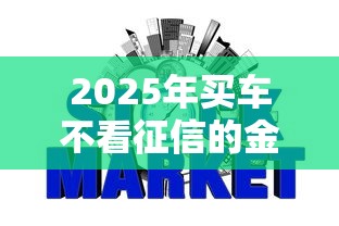 2025年买车不看征信的金融公司，试试这五个60岁到65岁借款平台