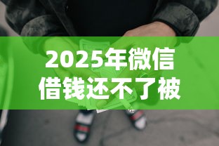 2025年微信借钱还不了被封号：罗列五个门槛低的贷款平台