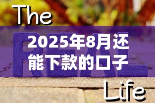 2025年8月还能下款的口子真实测评与申请攻略