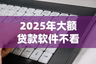 2025年大额贷款软件不看征信，看看这5个如何举报网贷平台