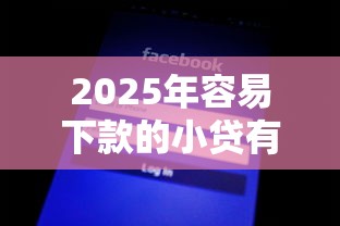 2025年容易下款的小贷有哪些：分享五个网黑逾期下款口子