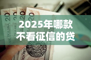 2025年哪款不看征信的贷款软件？试试这五个公积金贷款的平台