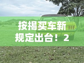 按揭买车新规定出台！2024年这些变化你必须知道