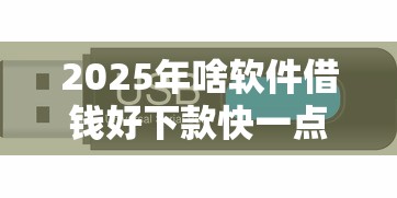 2025年啥软件借钱好下款快一点：推荐五个无视黑白花户的下款口子