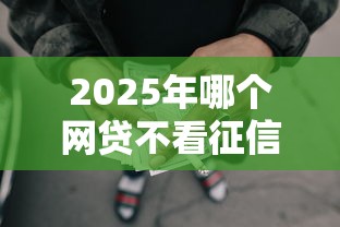 2025年哪个网贷不看征信下款，推荐五个黑户借款必下口子小额贷款