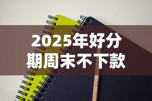 2025年好分期周末不下款，试试这5个容易下到款的平台