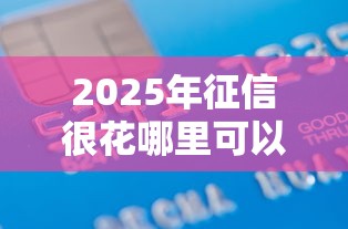 2025年征信很花哪里可以借钱急用，公布五个贷款都有借款平台