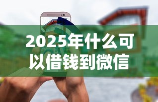 2025年什么可以借钱到微信：试试这五个网贷平台借钱容易又安全