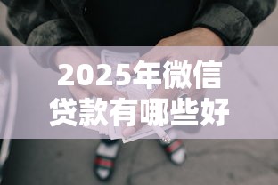 2025年微信贷款有哪些好下款，整合5个不看负债的长期网贷平台