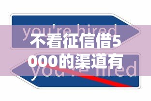 不看征信借5000的渠道有哪些？实测5个低门槛平台