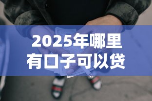 2025年哪里有口子可以贷款的网贷平台：整合5个千元贷款平台