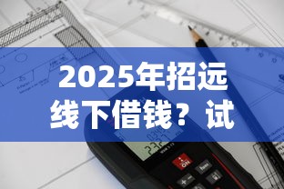 2025年招远线下借钱？试试这五个网贷中介平台