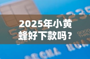 2025年小黄蜂好下款吗？公布五个借款比较多好贷款的平台呢