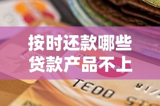 按时还款哪些贷款产品不上征信？原来这些贷款不查记录