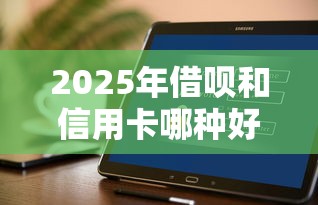 2025年借呗和信用卡哪种好下款：看看这五个秒批通过的网贷软件