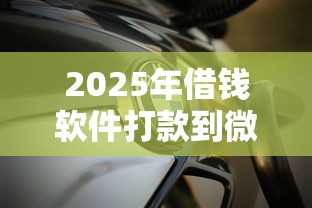 2025年借钱软件打款到微信：罗列5个车辆抵押贷款正规平台