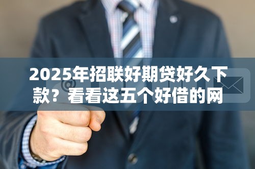 2025年招联好期贷好久下款？看看这五个好借的网贷平台