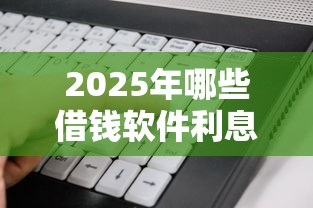 2025年哪些借钱软件利息低啊？看看这五个征信花了能下款的平台