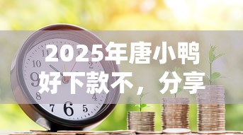 2025年唐小鸭好下款不，分享5个信用飞类似的口子