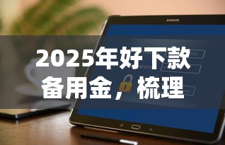 2025年好下款备用金，梳理五个最安全的贷款平台