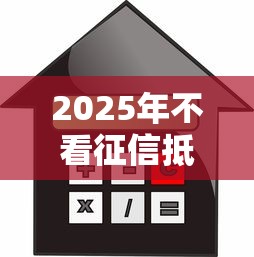 2025年不看征信抵押，公布5个个人贷款平台
