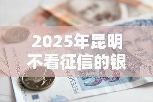 2025年昆明不看征信的银行贷款？整合五个借钱平台不看综合评估的口子