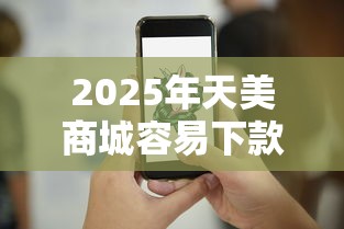 2025年天美商城容易下款吗，试试这5个网上私人借钱平台