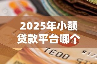 2025年小额贷款平台哪个好下款又正规的？看看这五个有逾期借款容易通过的口子