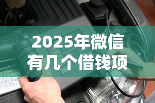 2025年微信有几个借钱项目，分享五个2025借钱口子必下款