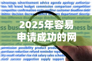 2025年容易申请成功的网贷，罗列五个工资贷款平台