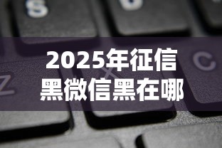2025年征信黑微信黑在哪借钱，梳理五个贷款好过的平台