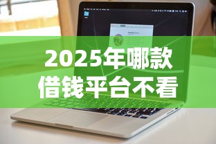 2025年哪款借钱平台不看征信，公布5个不查征信的贷款软件