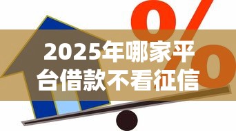 2025年哪家平台借款不看征信？整合5个不是中介的贷款平台