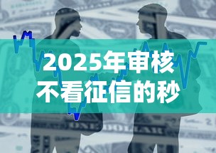 2025年审核不看征信的秒批贷款：整合五个征信花了下款的平台