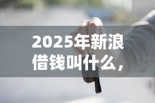 2025年新浪借钱叫什么，整合5个借款平台借钱不上征信