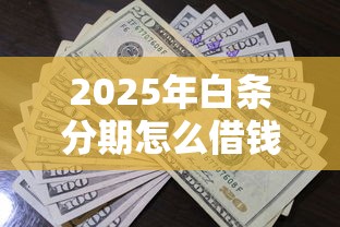 2025年白条分期怎么借钱？罗列五个黑名单可以贷款的平台